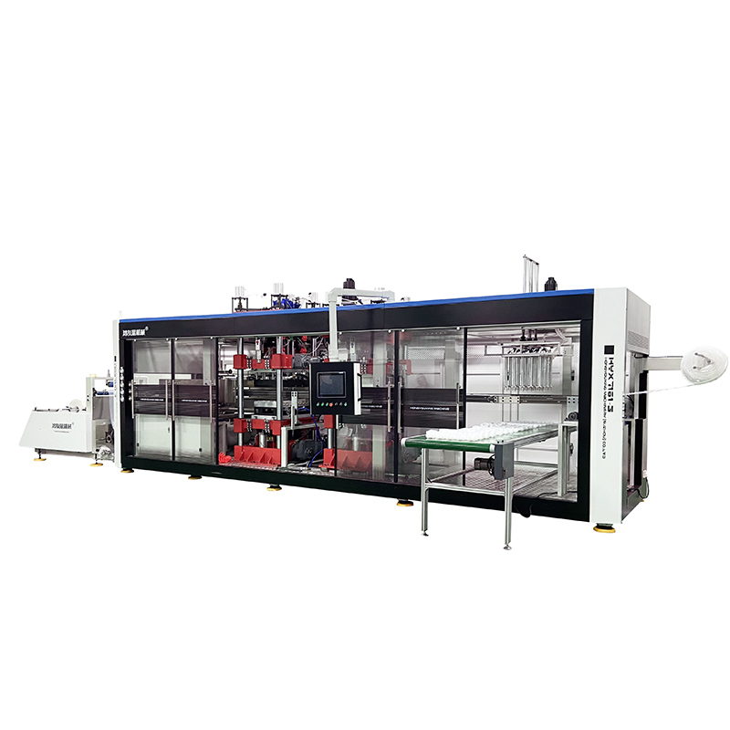 HYX-7161 W pełni automatyczne dodatnie i ujemne ciśnienie 3 Stacje Thermoforming Maszyna